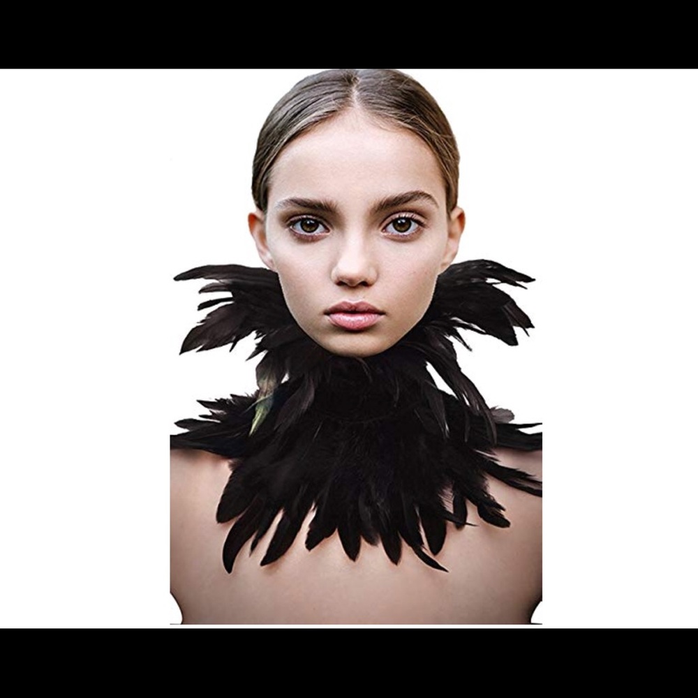 💜 Real Feathers Choker ❤️